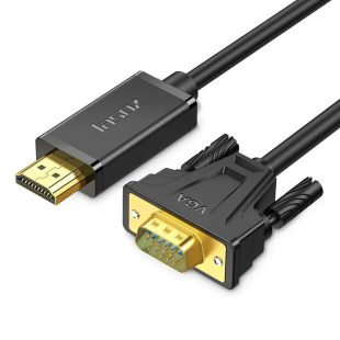 Cáp Chuyển HDMI Sang VGA Male To Male Đầu Cáp Mạ Vàng Jasoz G116